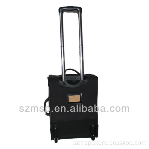 600D polyester printing tripper luggage with aluminium trolley case